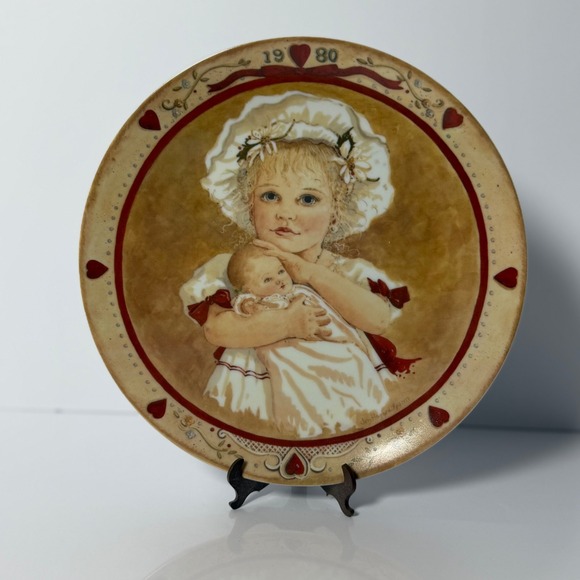 Viletta Other - Jan Hagara My Hearts Desire 1980 Collector Plate America Has Heart Carson Mint
